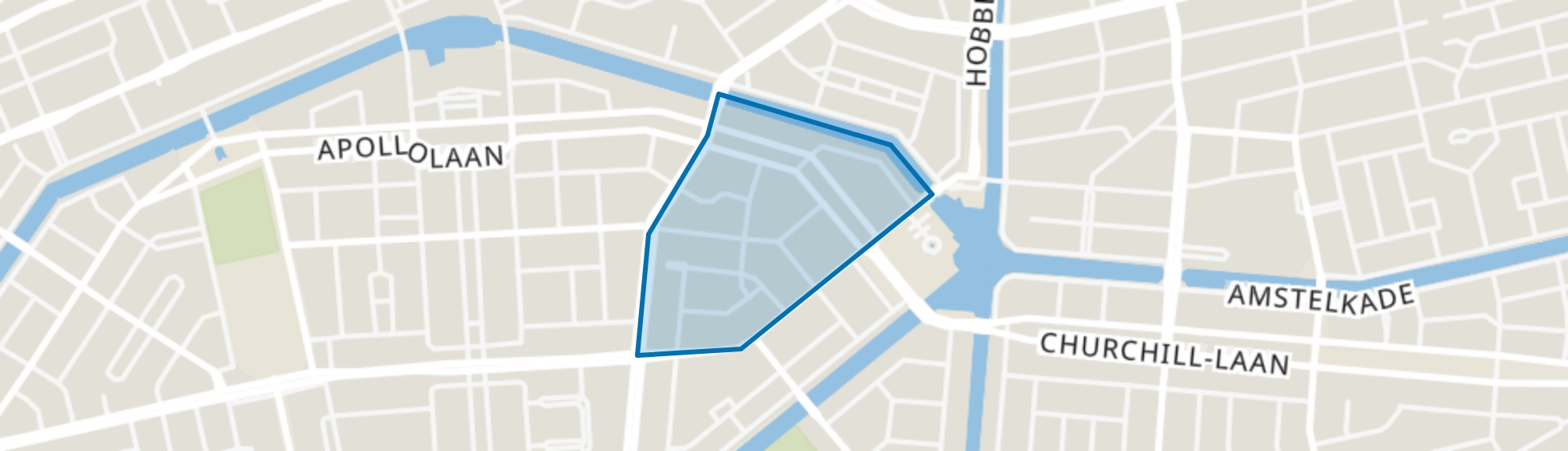 Beethovenbuurt, Amsterdam map