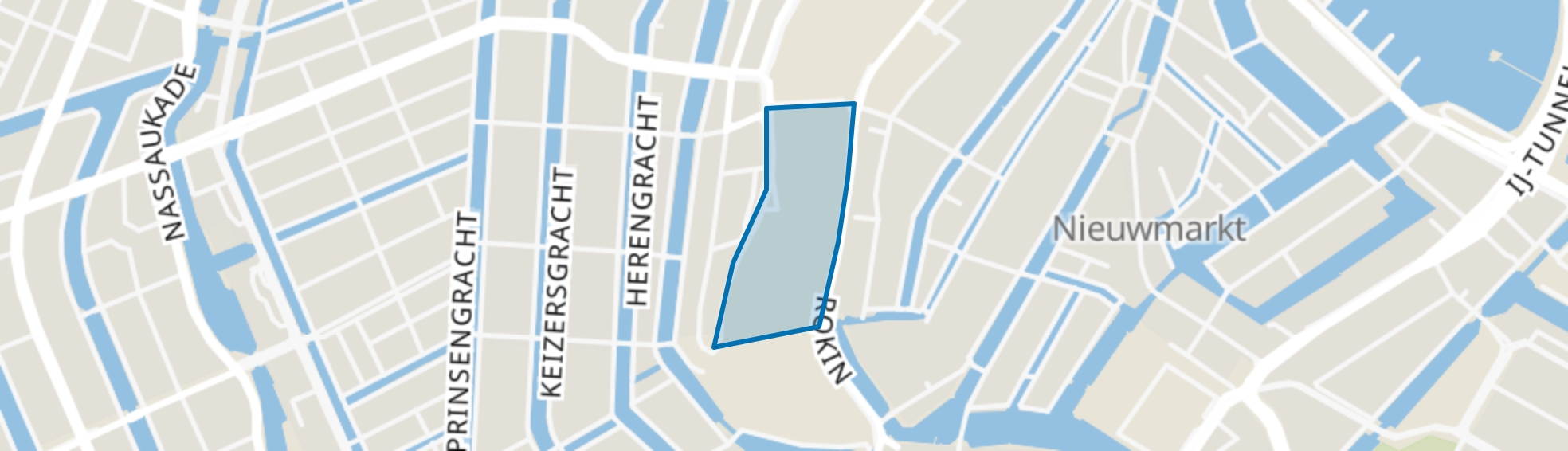Begijnhofbuurt, Amsterdam map