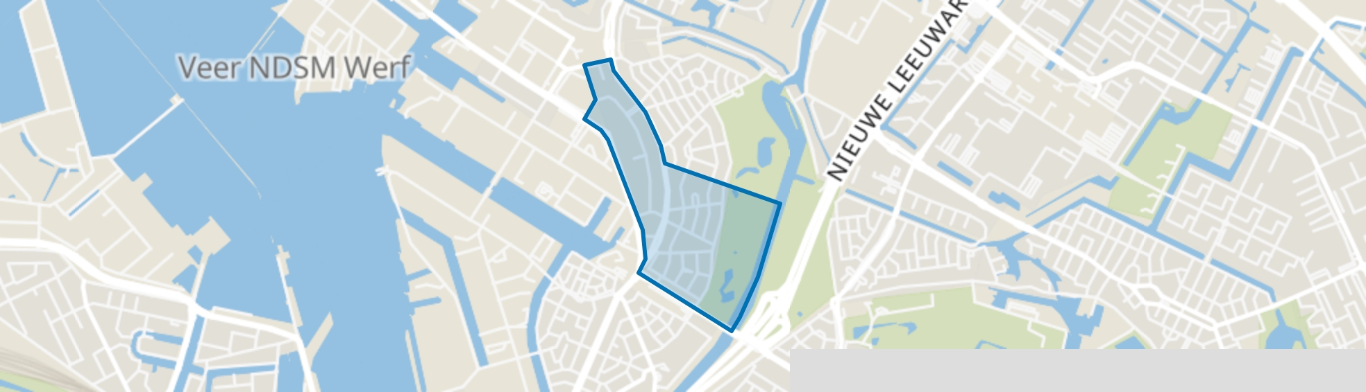 Bloemenbuurt-Zuid, Amsterdam map