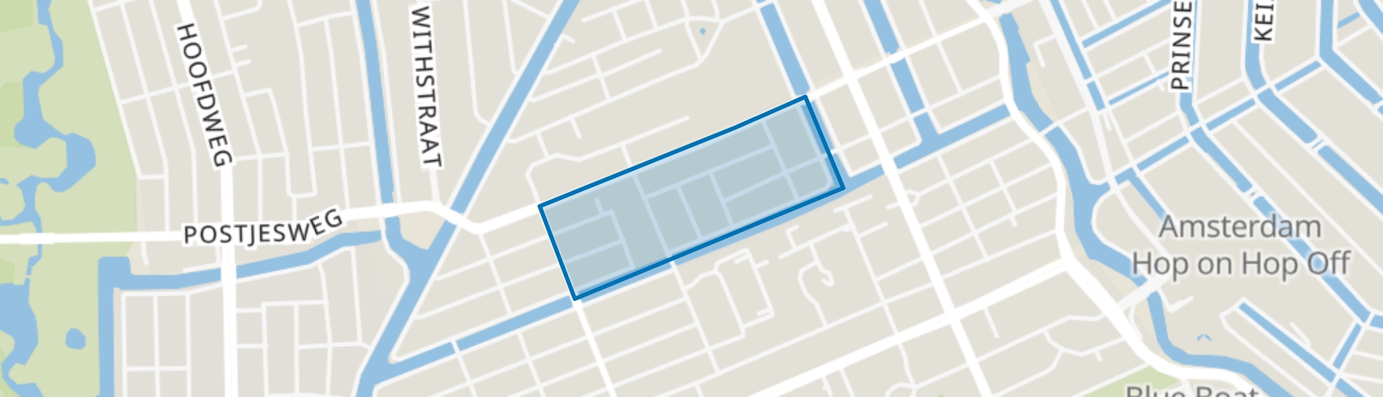 Borgerbuurt, Amsterdam map