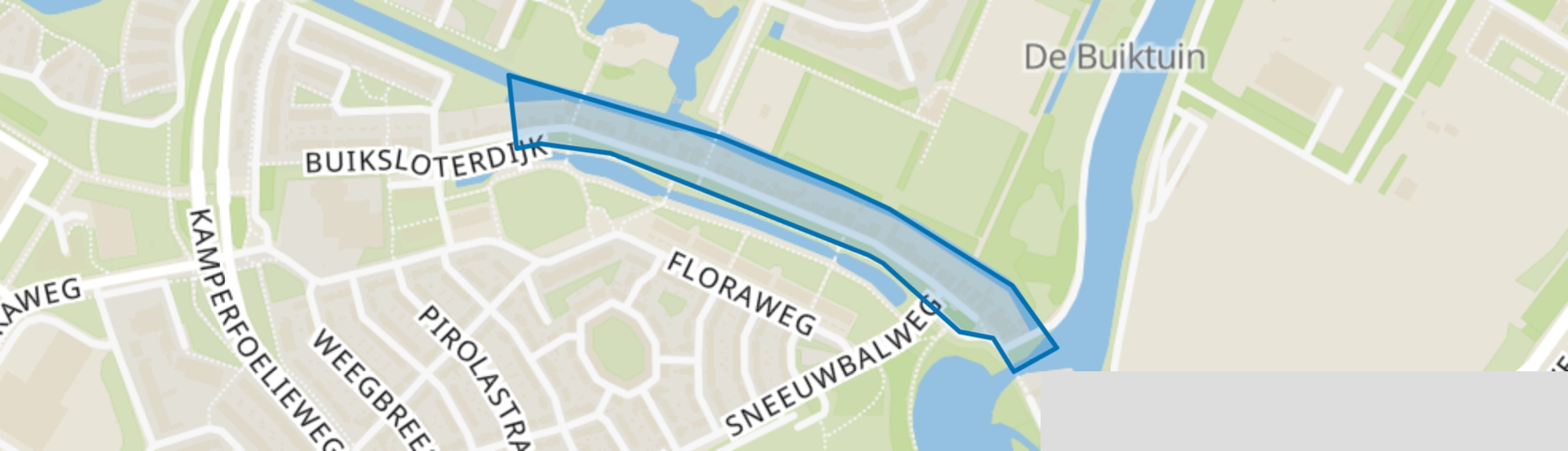 Buiksloterdijk-West, Amsterdam map