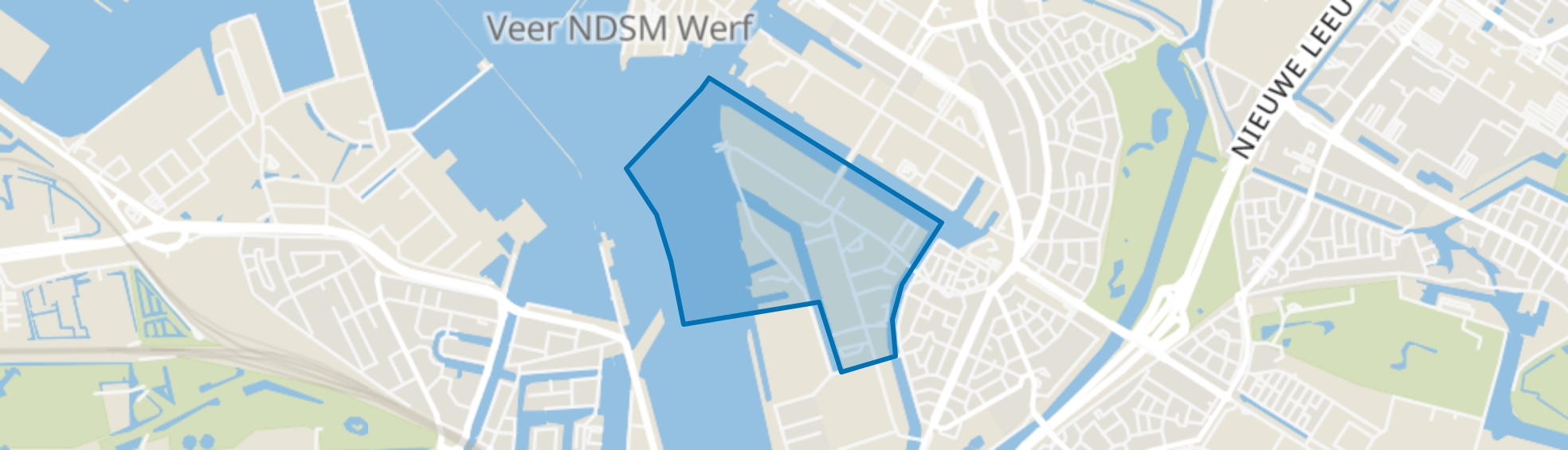 Buiksloterham-Zuid, Amsterdam map