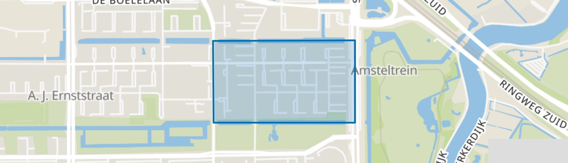 Buitenveldert-Oost-Midden, Amsterdam map