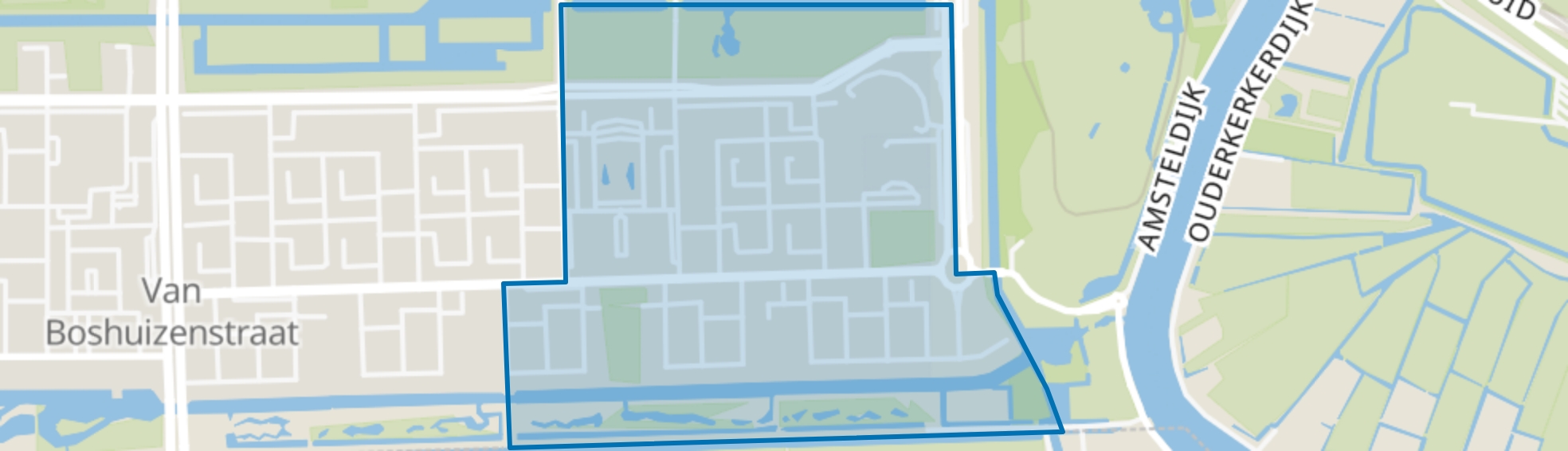 Buitenveldert-Zuidoost, Amsterdam map