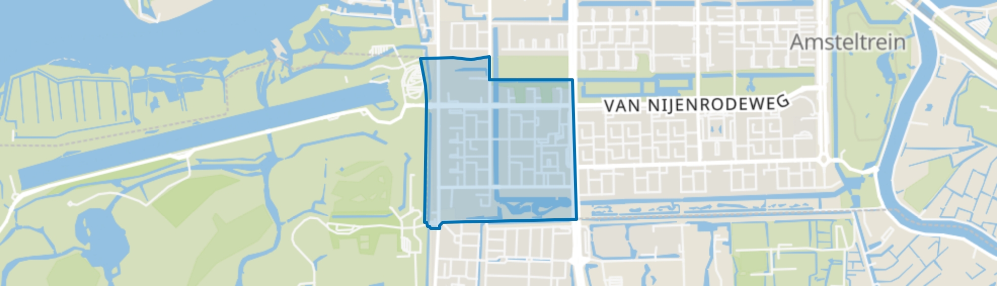 Buitenveldert-Zuidwest, Amsterdam map