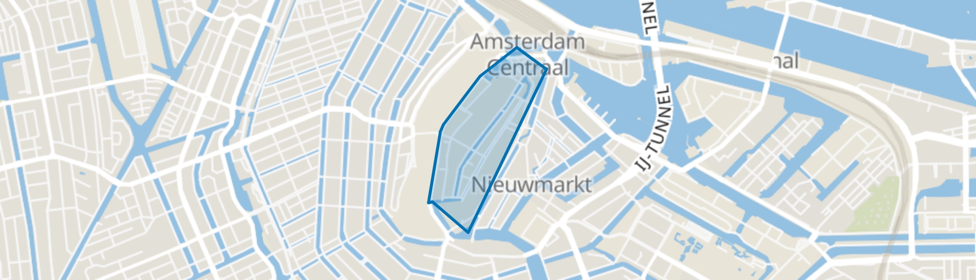 Burgwallen-Oude Zijde, Amsterdam map
