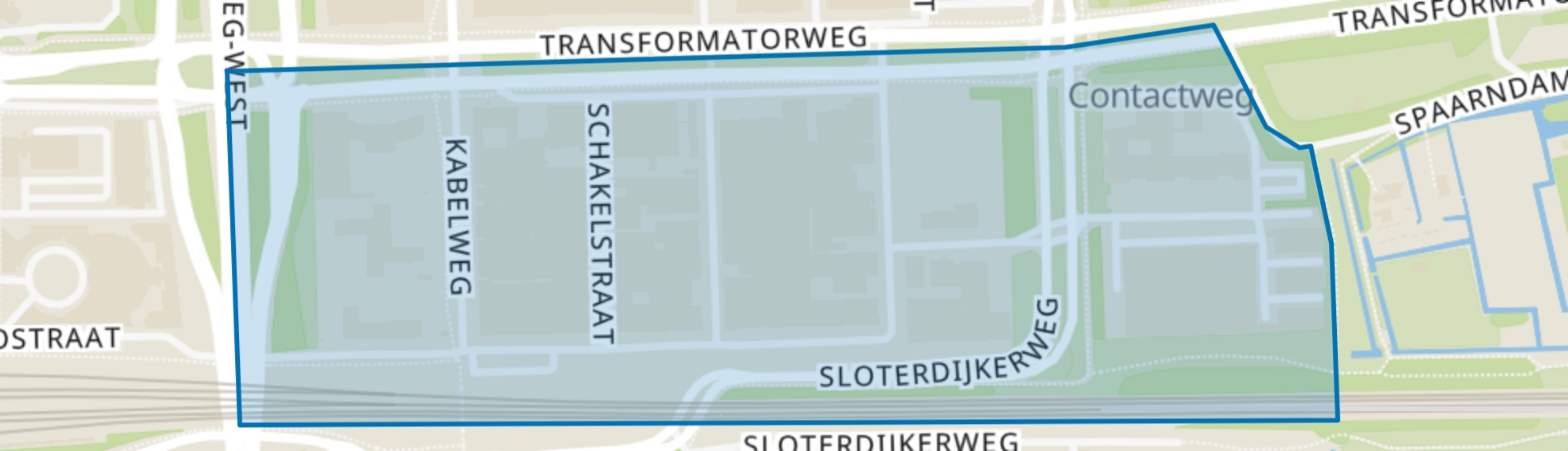 Contactbuurt, Amsterdam map