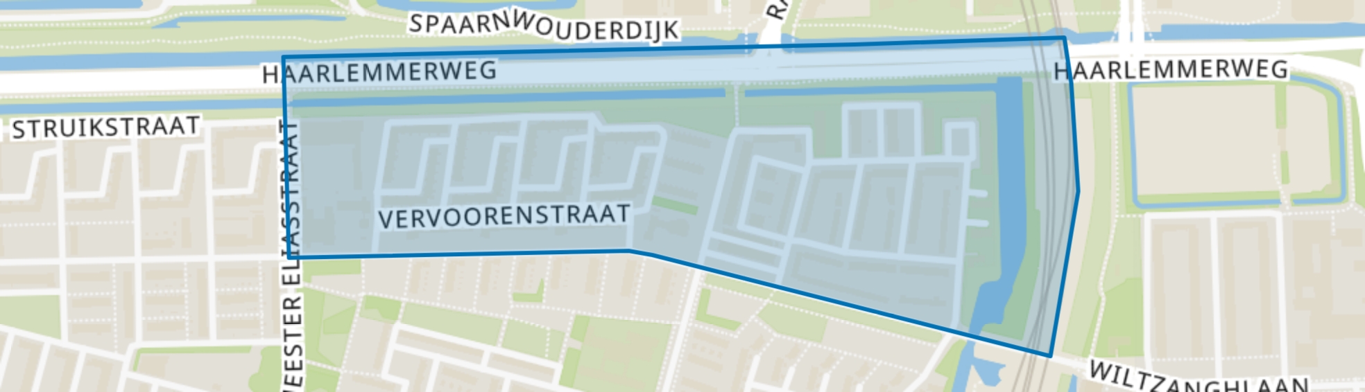 Coronelbuurt, Amsterdam map