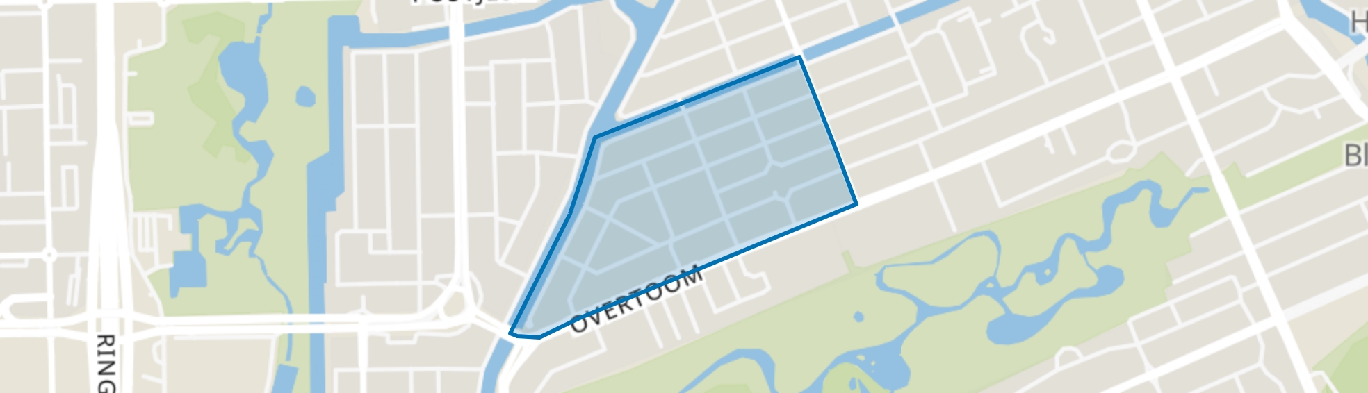 Cremerbuurt-West, Amsterdam map