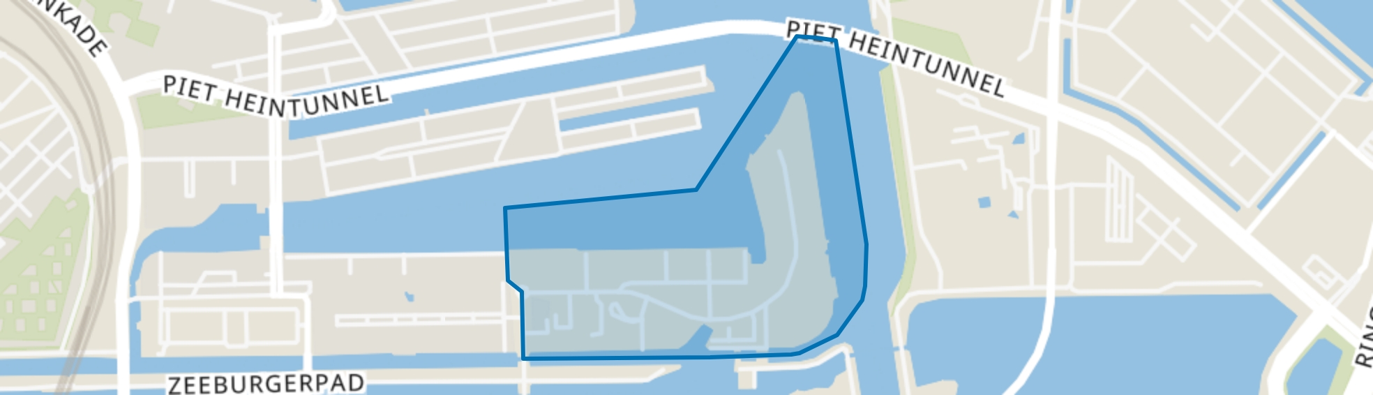 Cruquiusbuurt, Amsterdam map