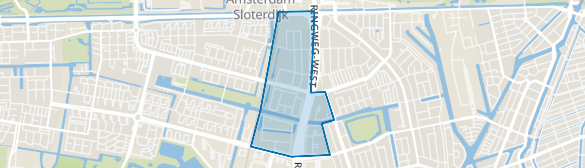 De Kolenkit, Amsterdam map
