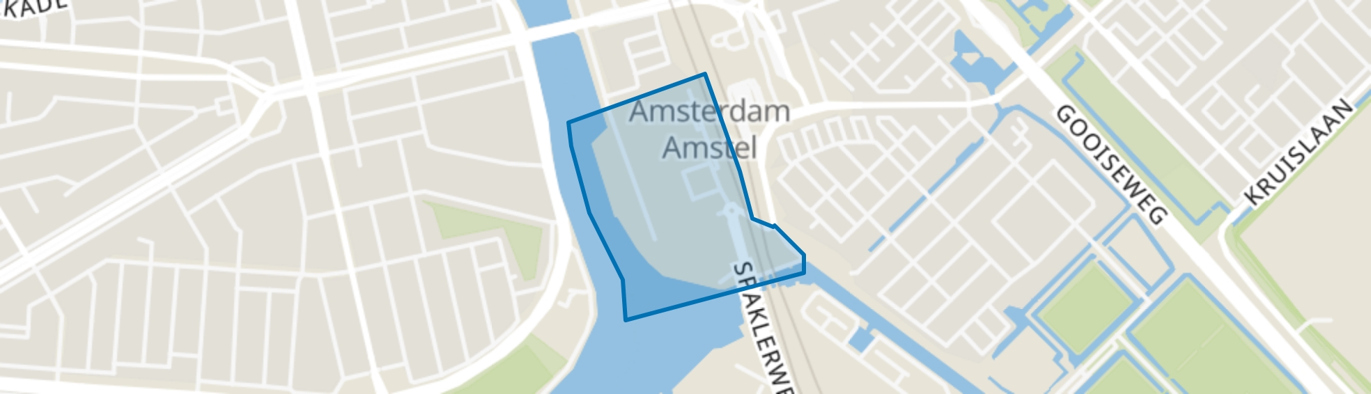 De Omval, Amsterdam map