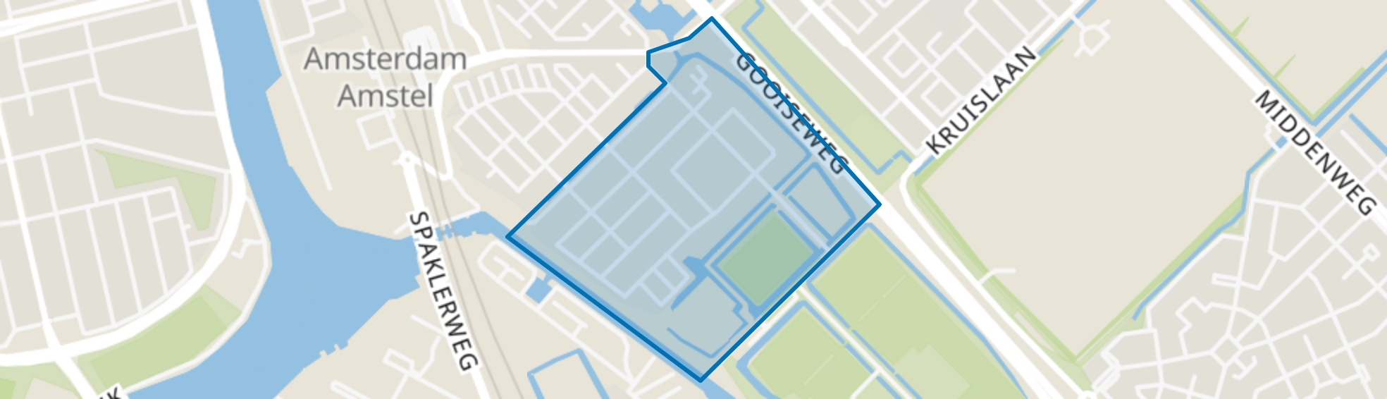 De Wetbuurt, Amsterdam map