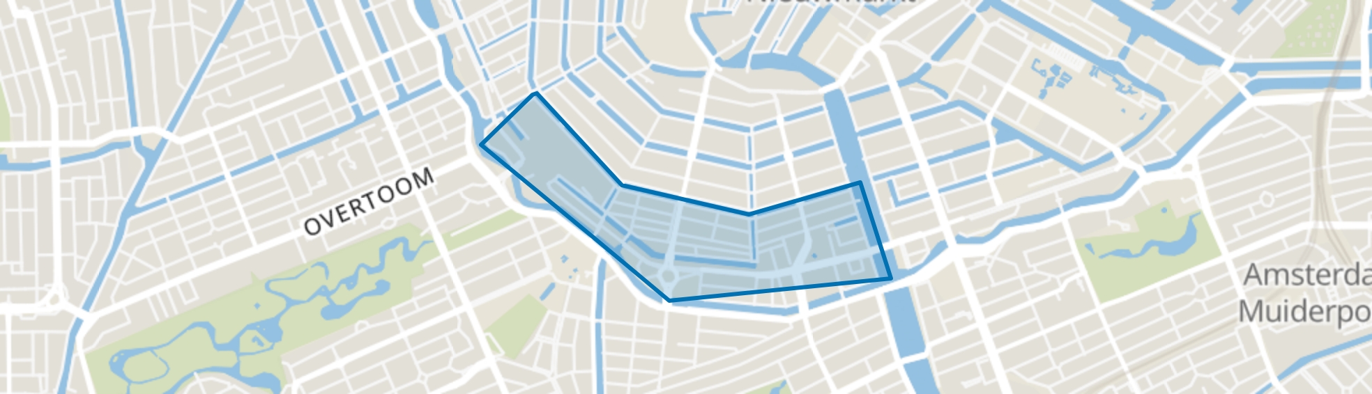 De Weteringschans, Amsterdam map