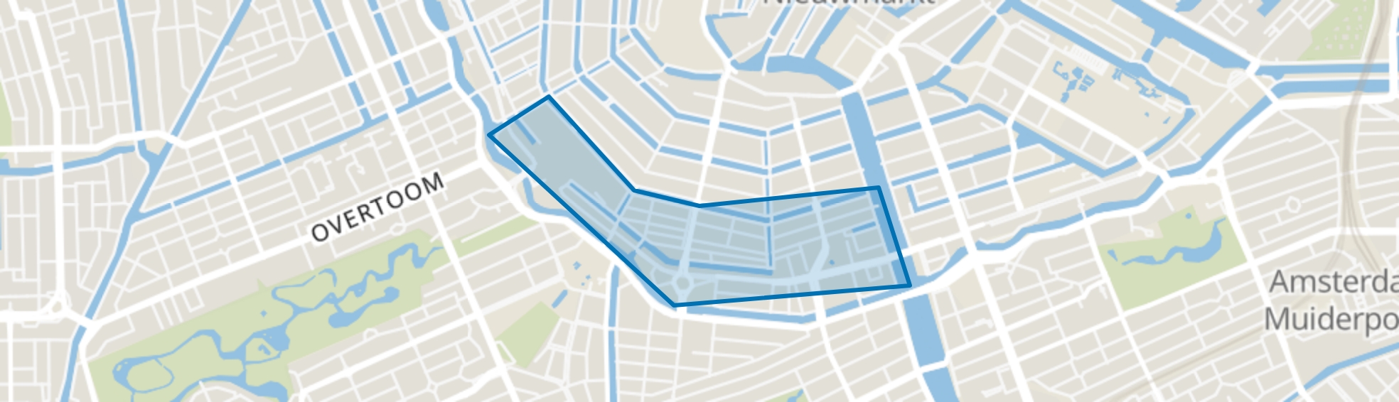 De Weteringschans, Amsterdam map