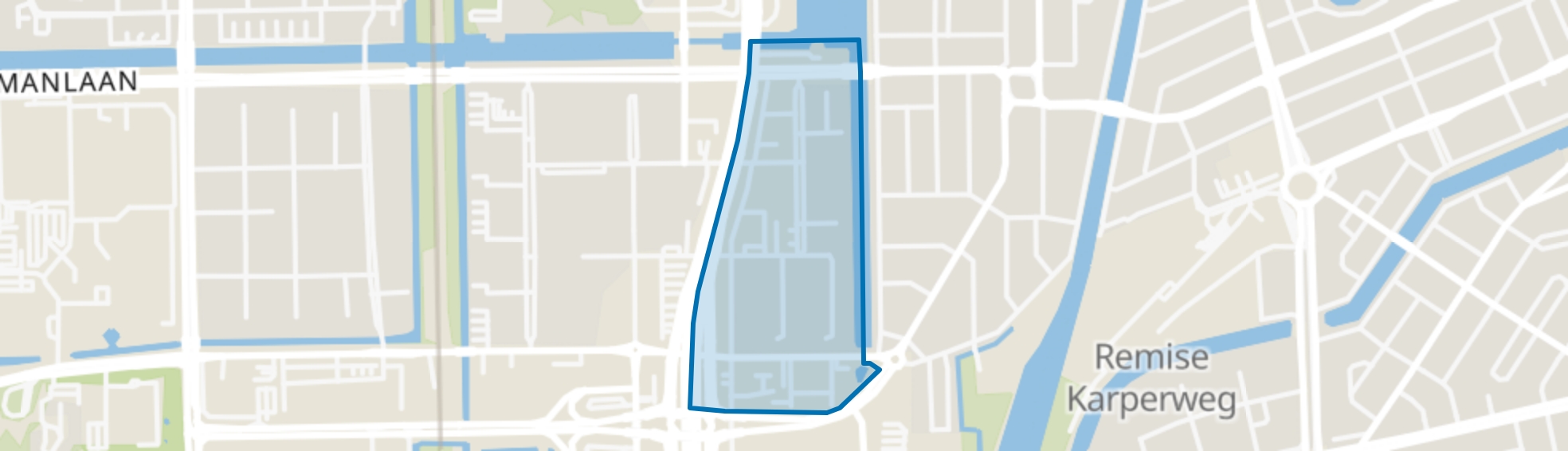 Delflandpleinbuurt-Oost, Amsterdam map