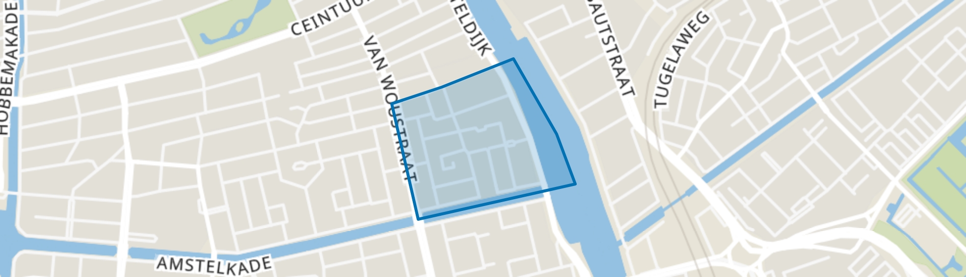 Diamantbuurt, Amsterdam map