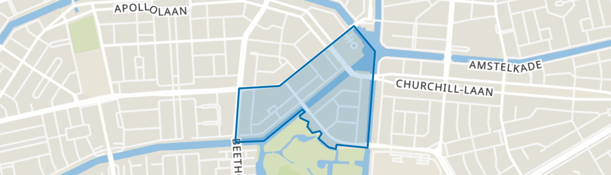 Diepenbrockbuurt, Amsterdam map