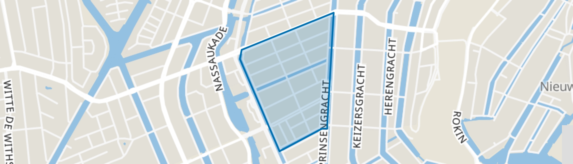 Elandsgrachtbuurt, Amsterdam map