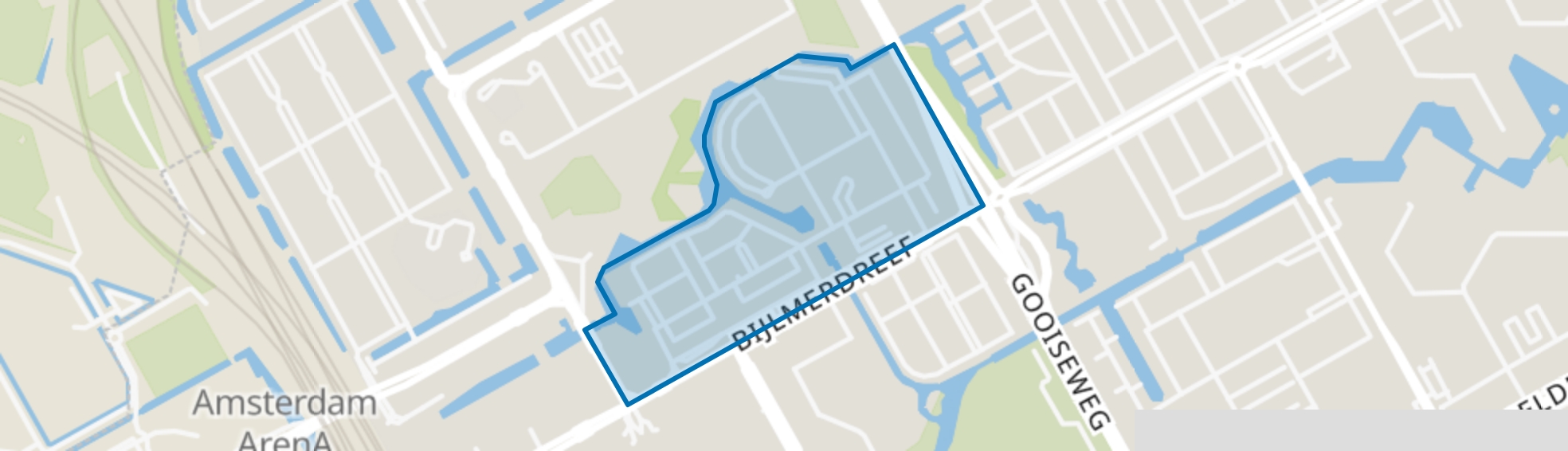 F-buurt, Amsterdam map