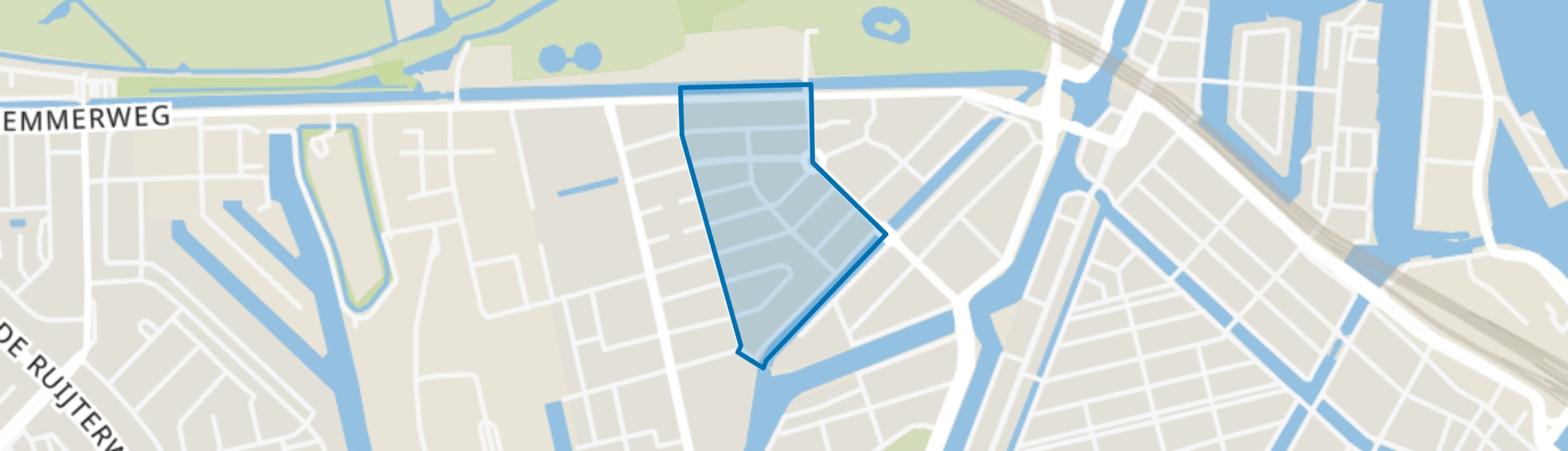 Fannius Scholtenbuurt, Amsterdam map