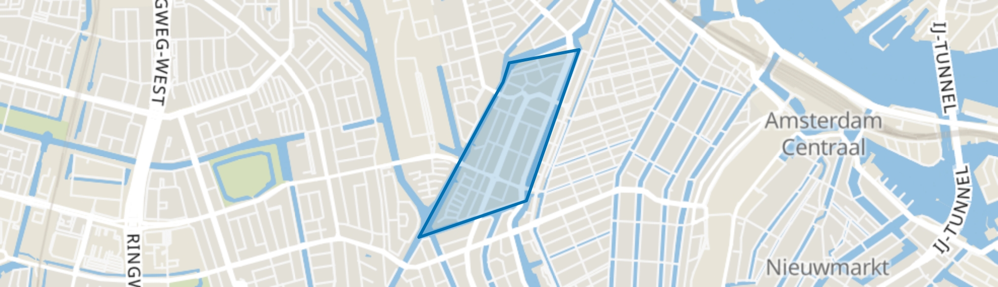 Frederik Hendrikbuurt, Amsterdam map
