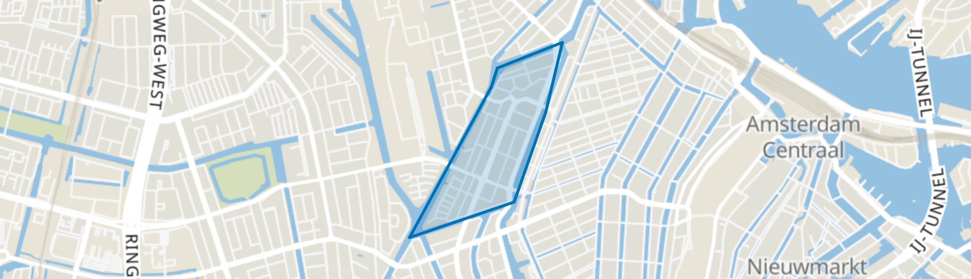 Frederik Hendrikbuurt, Amsterdam map