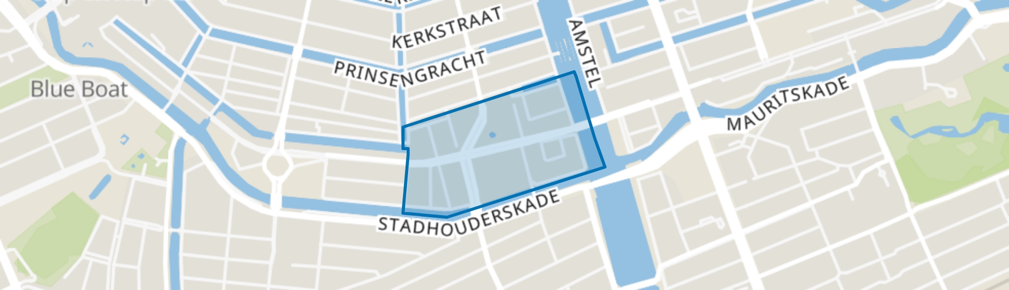 Frederikspleinbuurt, Amsterdam map