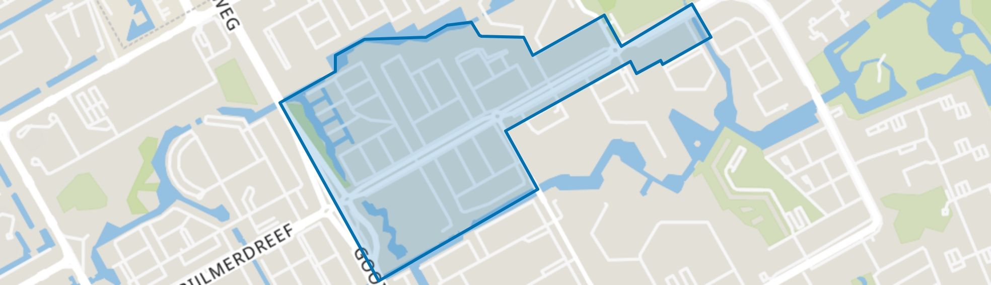 G-buurt-West, Amsterdam map