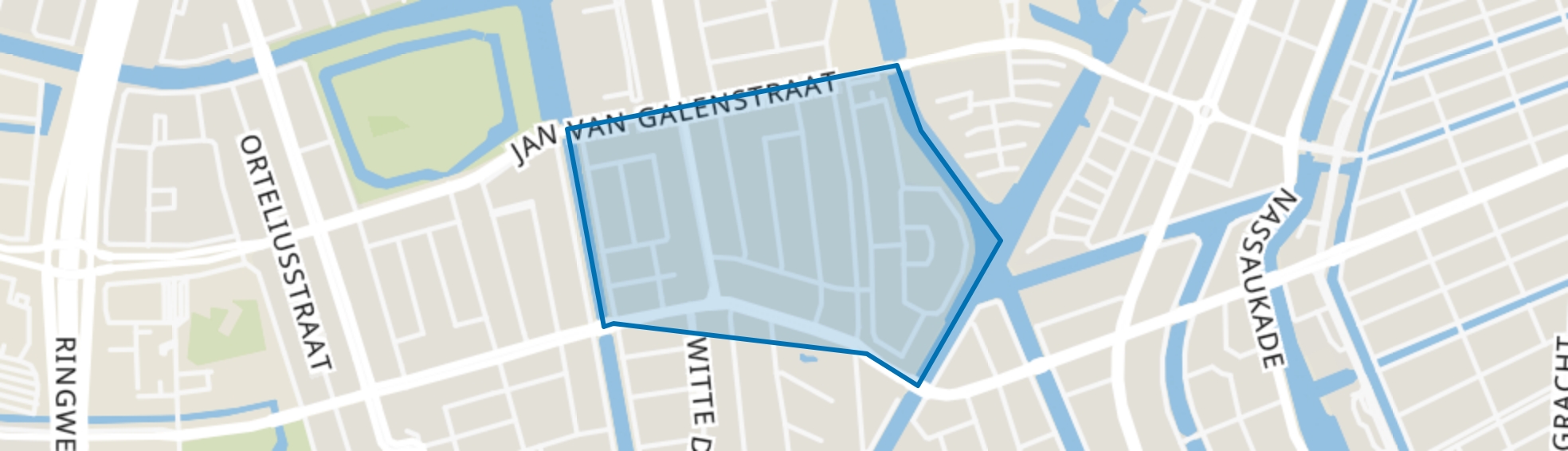 Geuzenbuurt, Amsterdam map