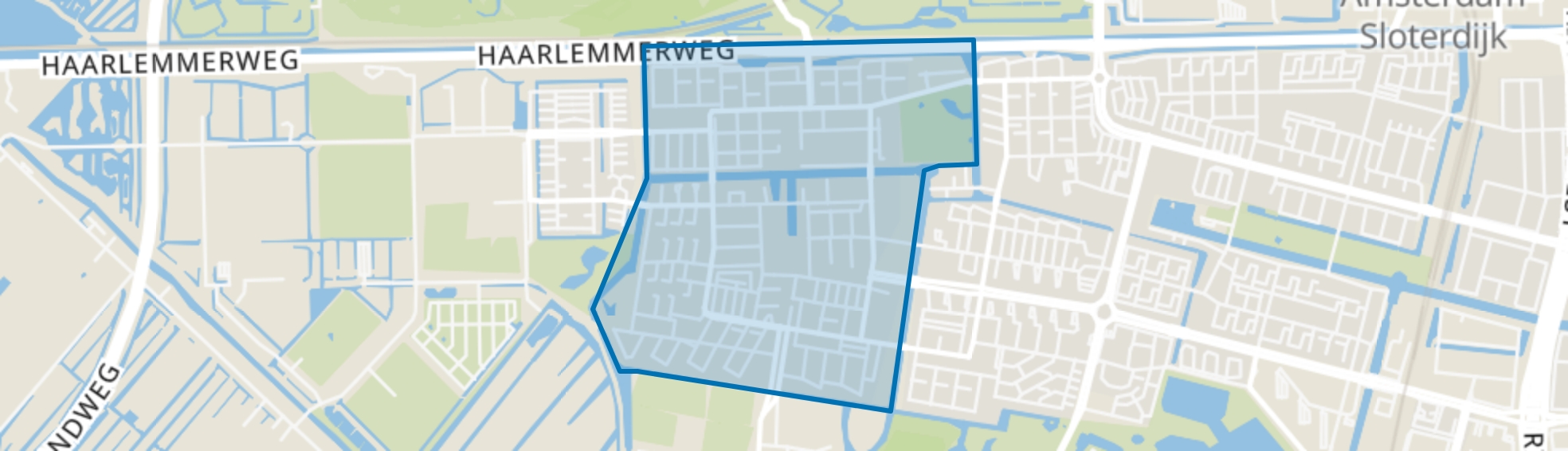 Geuzenveld, Amsterdam map