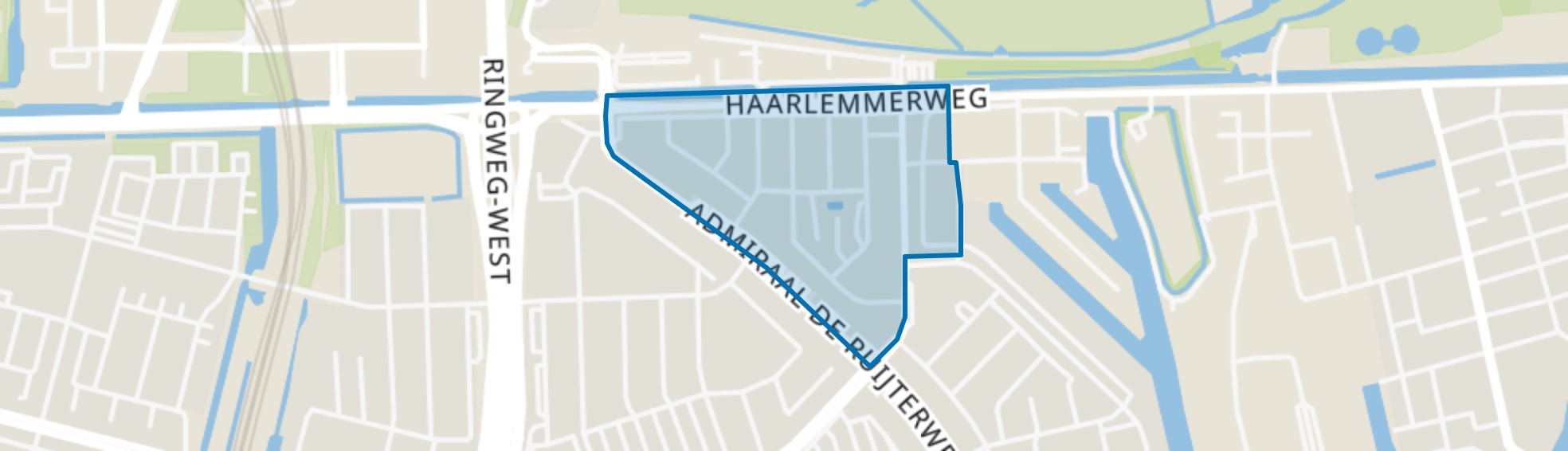 Gibraltarbuurt, Amsterdam map