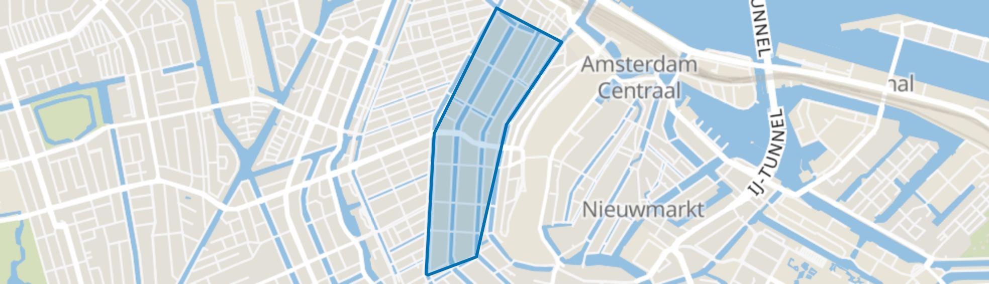 Grachtengordel-West, Amsterdam map