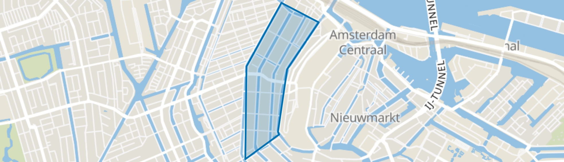 Grachtengordel-West, Amsterdam map