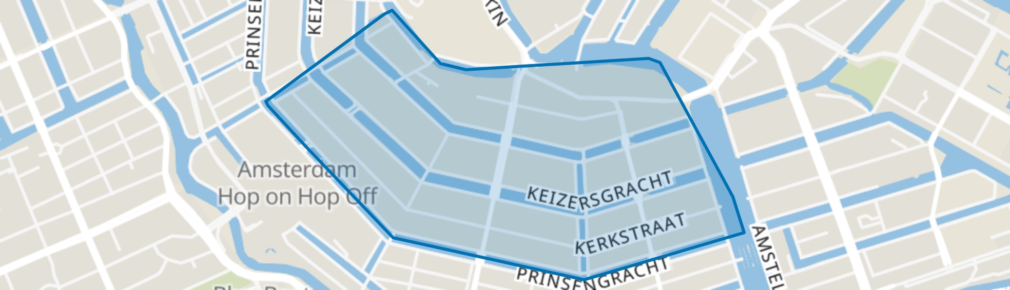 Grachtengordel-Zuid, Amsterdam map