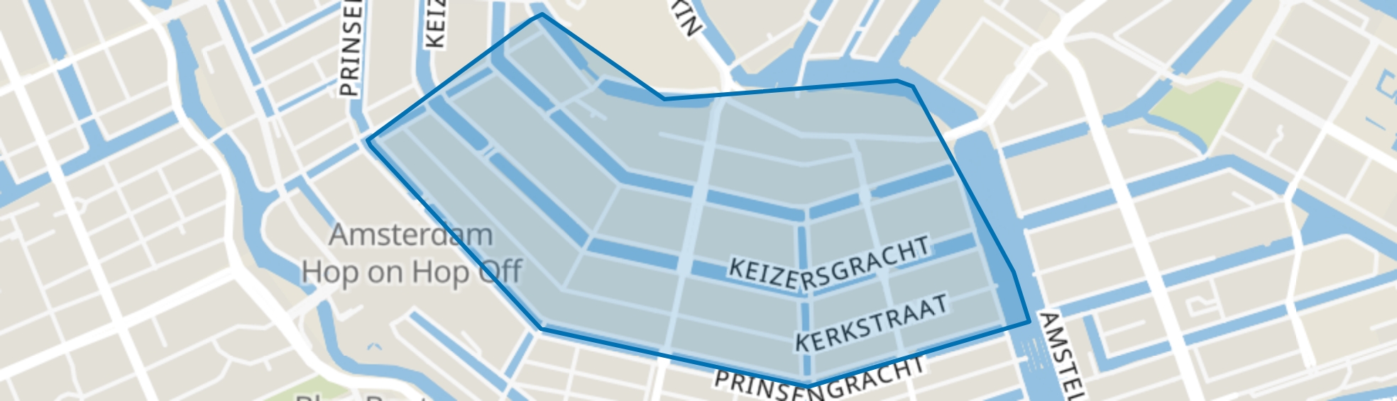 Grachtengordel-Zuid, Amsterdam map
