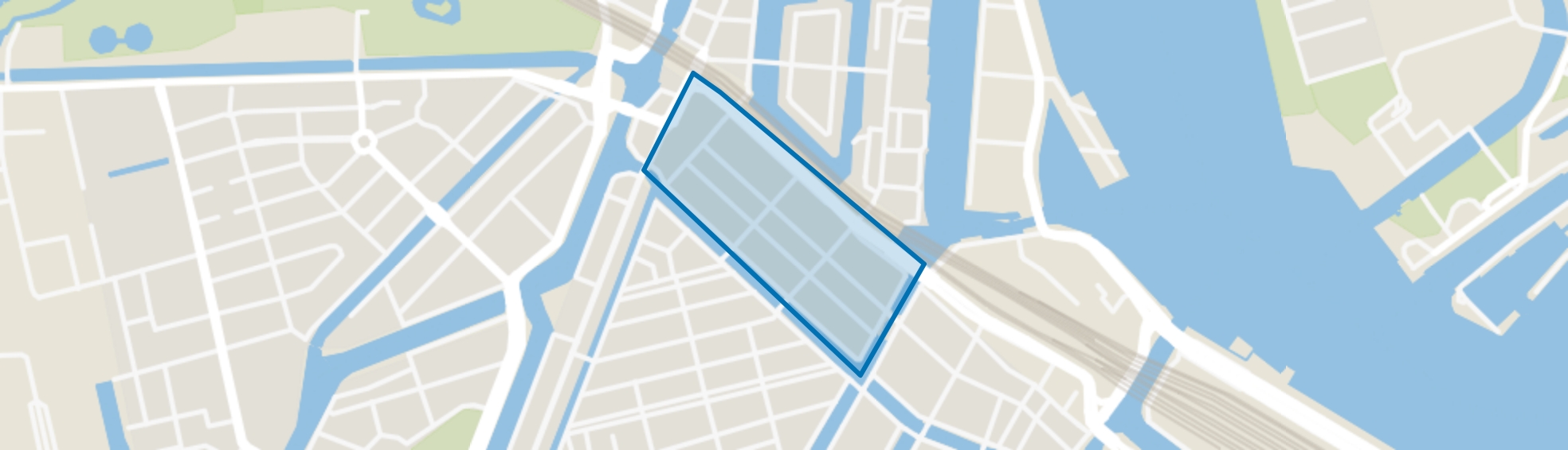 Haarlemmerbuurt-West, Amsterdam map