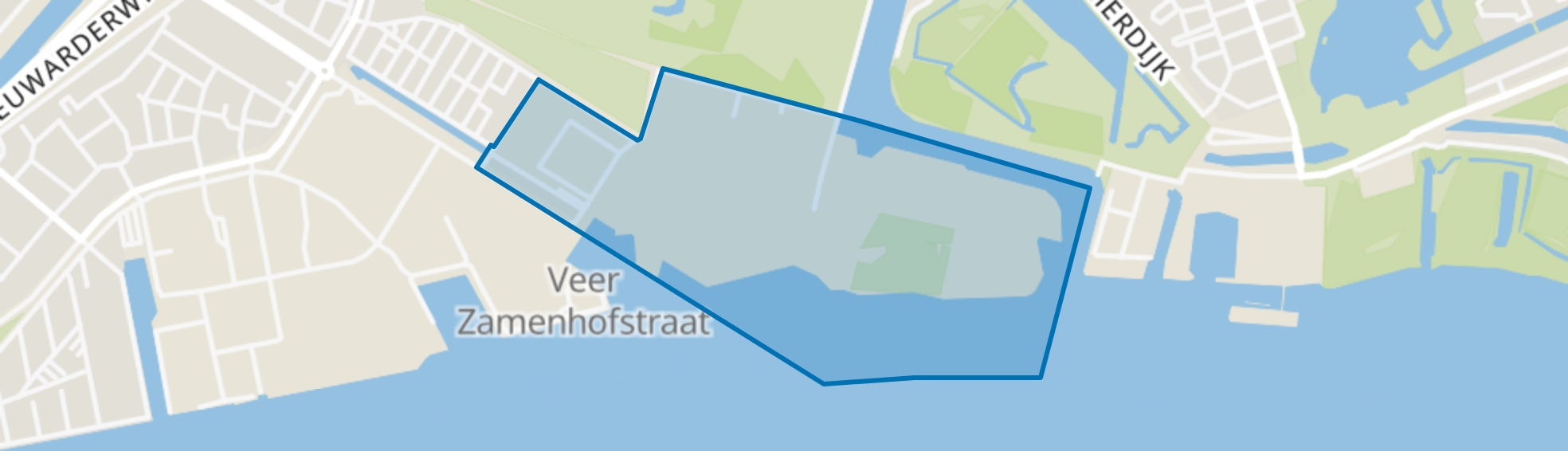 Hamerstraatkwartier-Oost, Amsterdam map