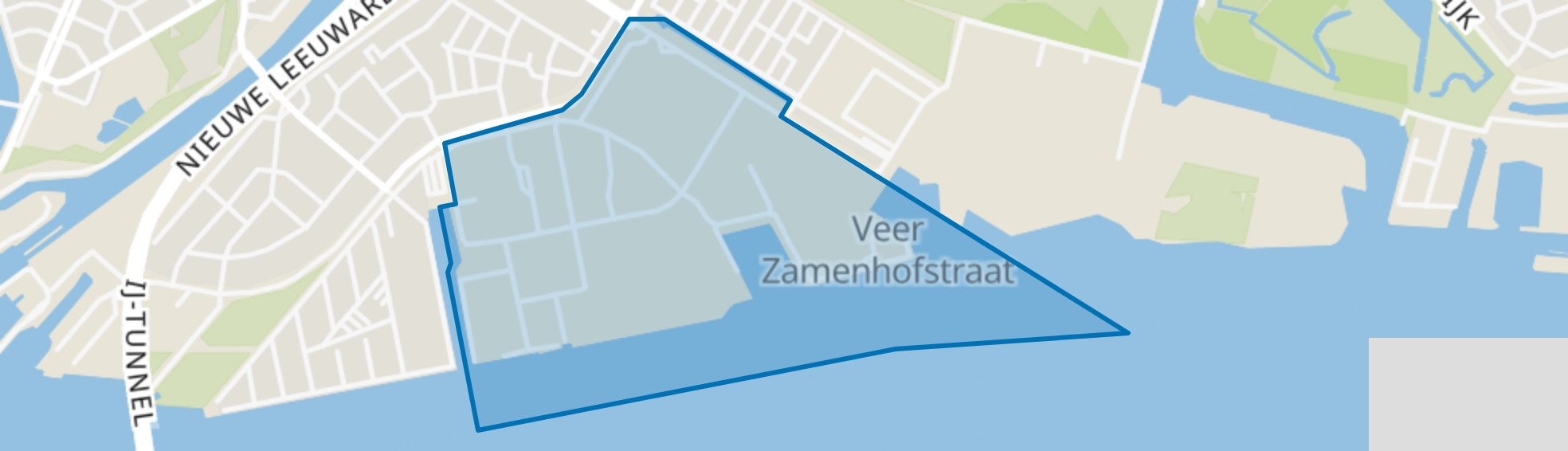 Hamerstraatkwartier-West, Amsterdam map