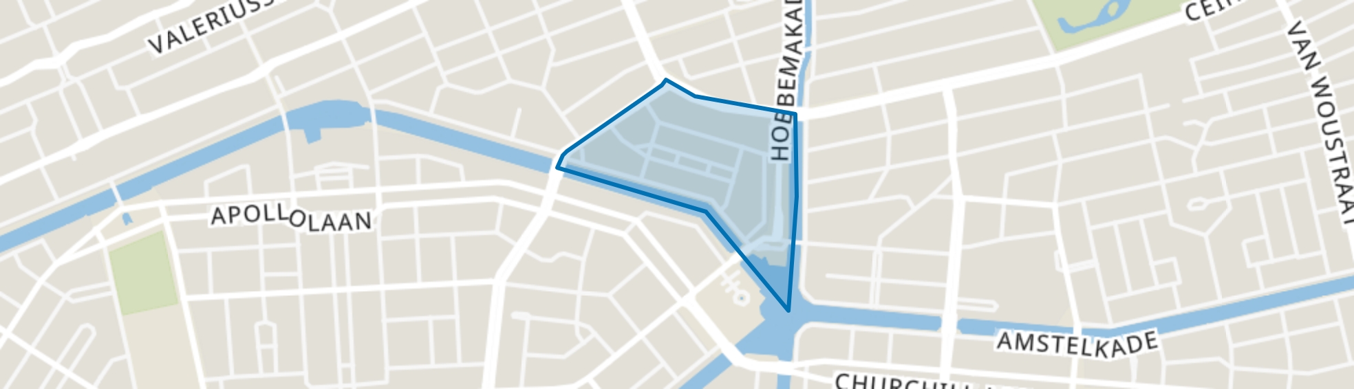 Harmoniehofbuurt, Amsterdam map