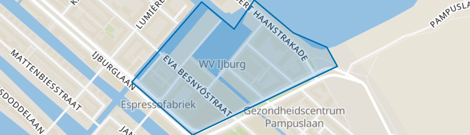 Havenkwartier IJburg, Amsterdam map