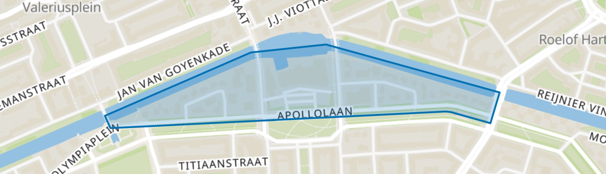 Hiltonbuurt, Amsterdam map