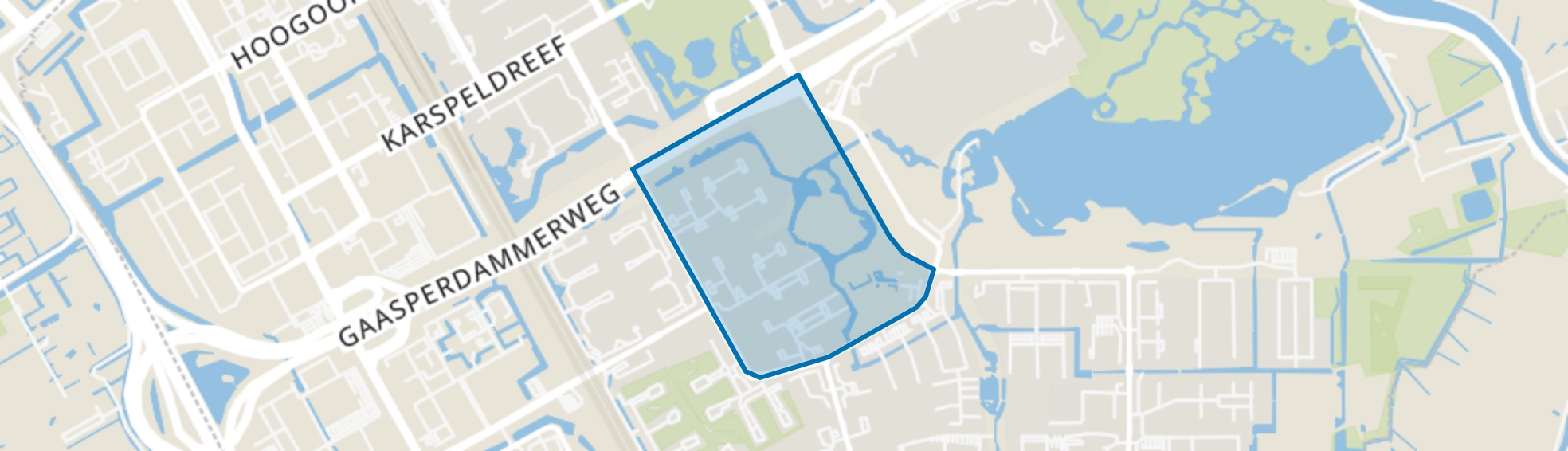 Holendrecht-Oost, Amsterdam map