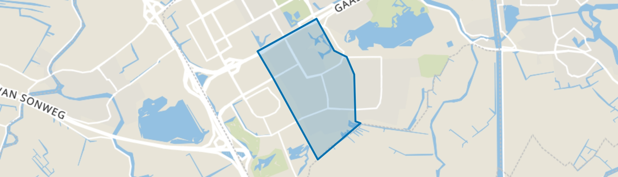 Holendrecht/Reigersbos, Amsterdam map