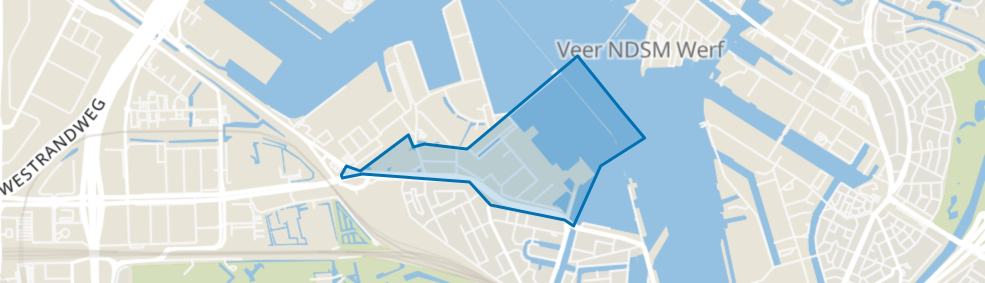 Houthavens-West, Amsterdam map