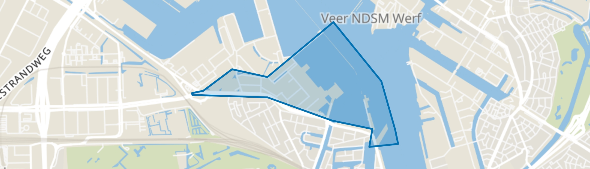 Houthavens, Amsterdam map