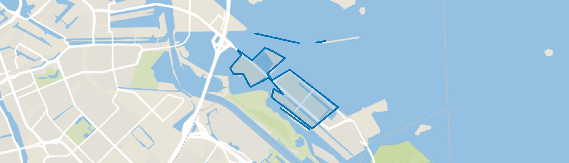 IJburg West, Amsterdam map