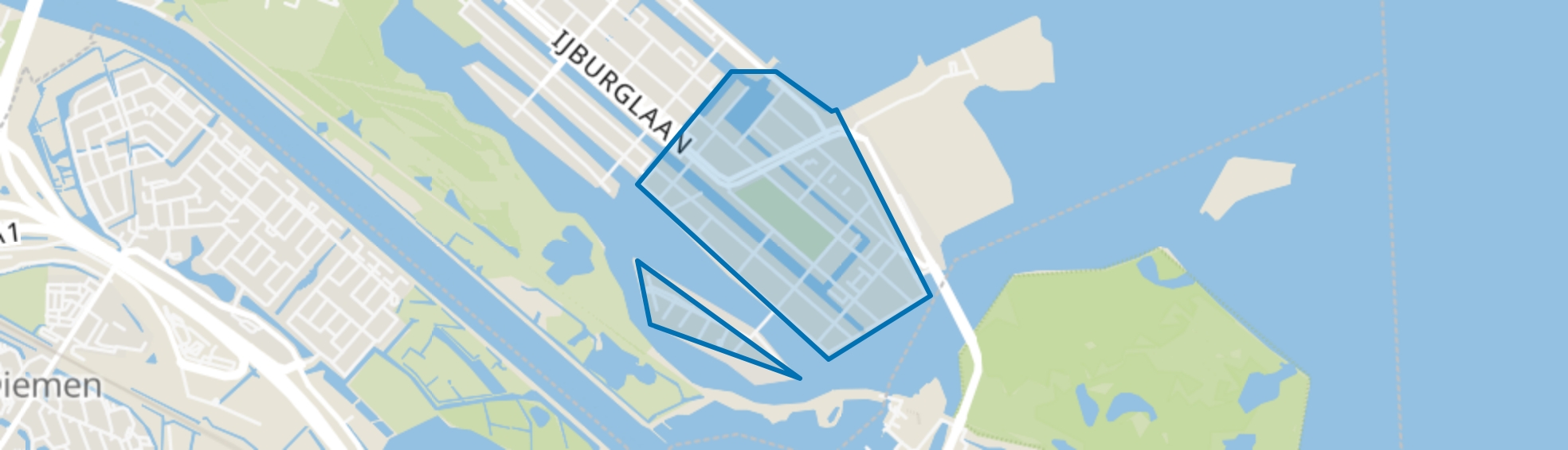 IJburg Zuid, Amsterdam map