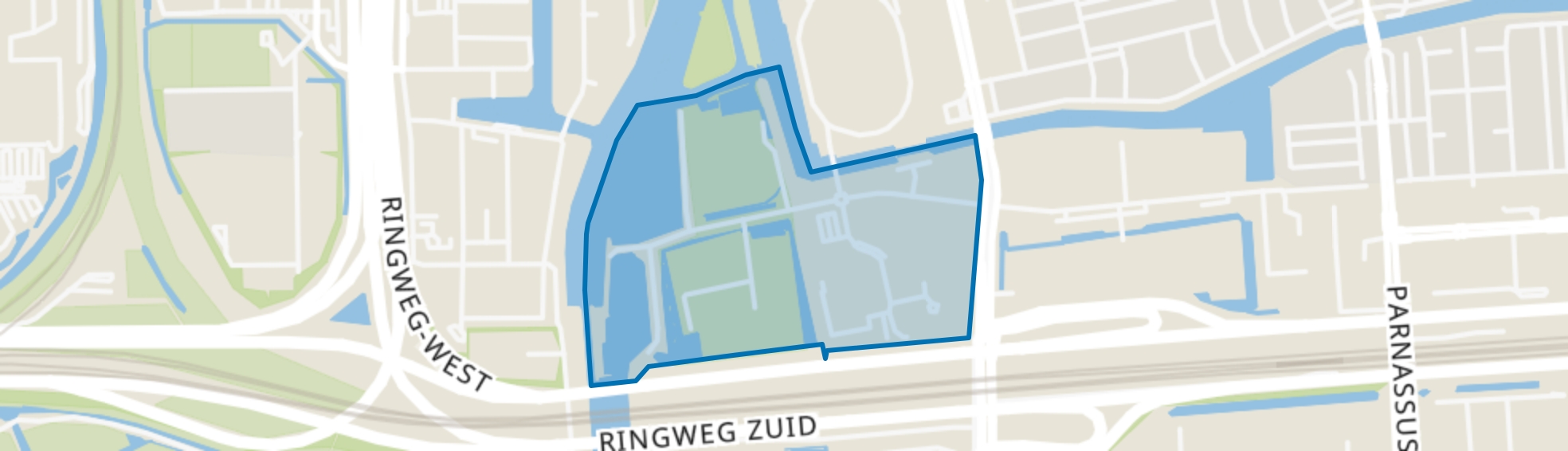 IJsbaanpad e.o., Amsterdam map