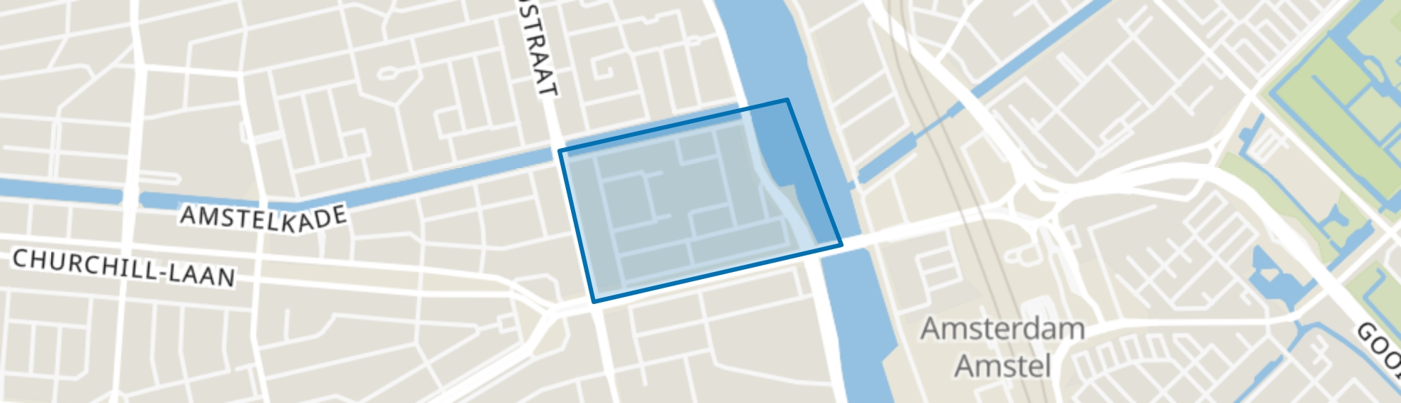 IJselbuurt-Oost, Amsterdam map